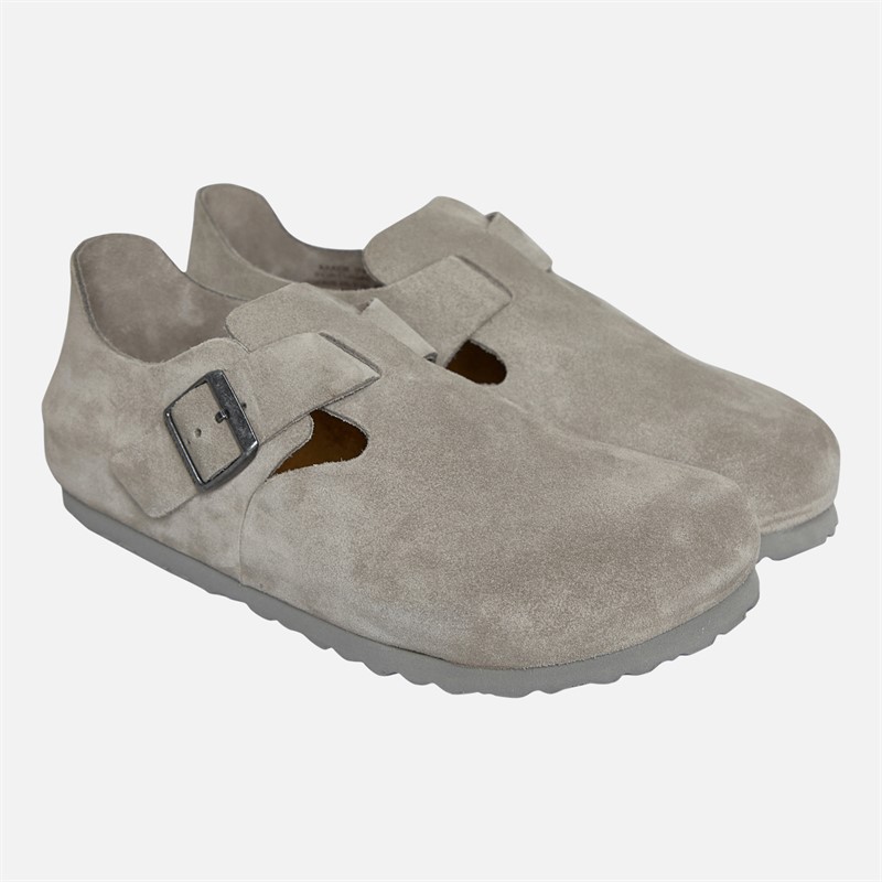 Birkenstock London Closed Clogs Stone Coin