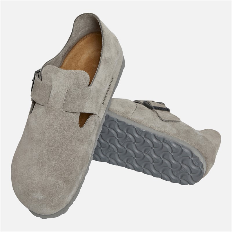Birkenstock London Closed Clogs Stone Coin