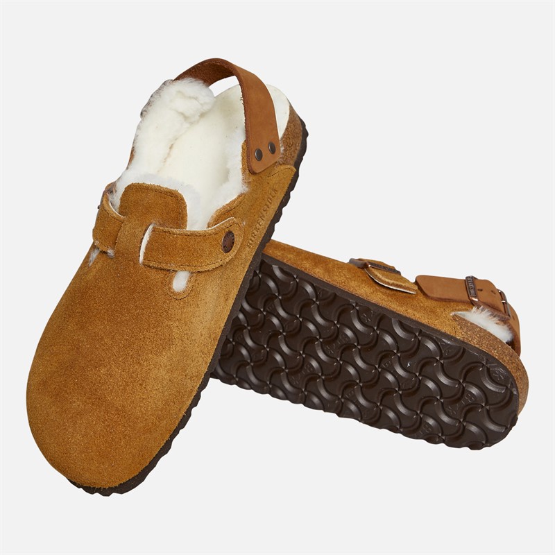 Birkenstock Mens Tokio Shearling Lined Clogs Mink