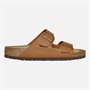 Birkenstock Mens Arizona Dual Strap Sandals Ginger Brown