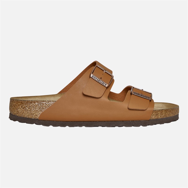 Birkenstock Mens Arizona Dual Strap Sandals Ginger Brown
