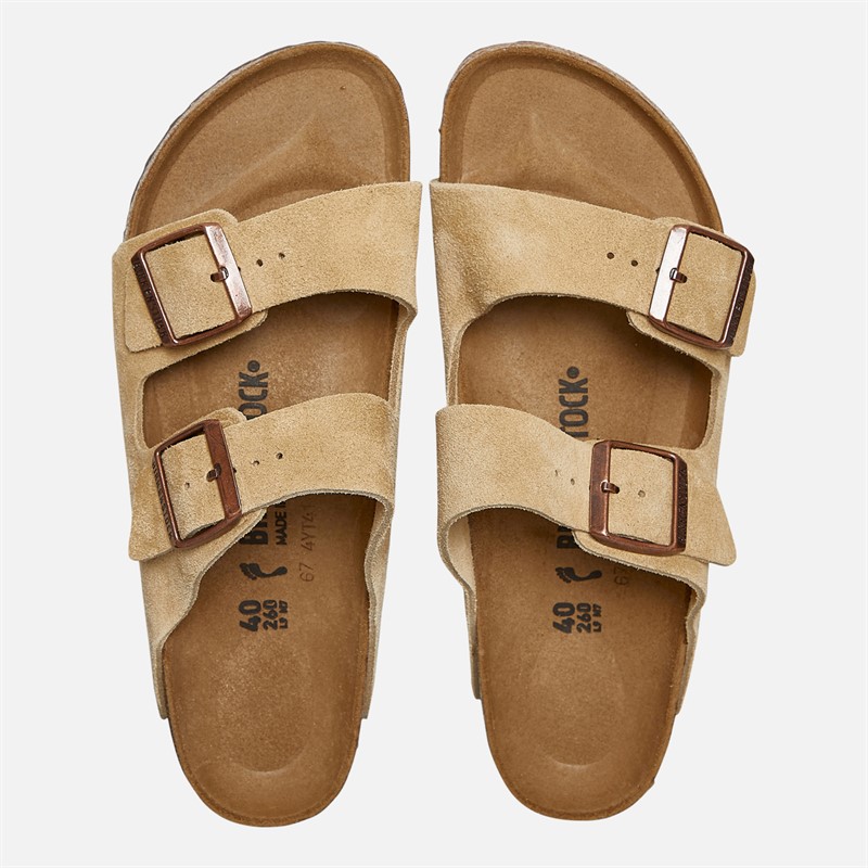 Birkenstock Arizona Dual Strap Sandals Latte Cream