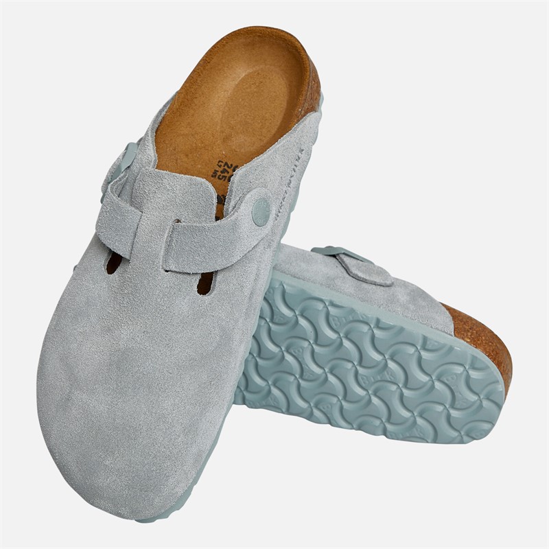 Birkenstock Womens Boston Clogs Pure Sage