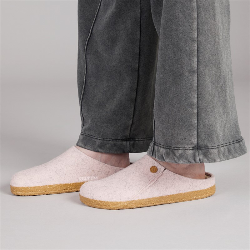 Birkenstock Womens Zermatt Shearling Mules Light Rose