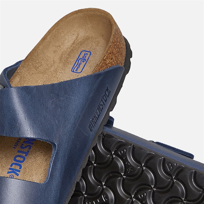 Birkenstock Womens Arizona Dual Strap Sandals Blue