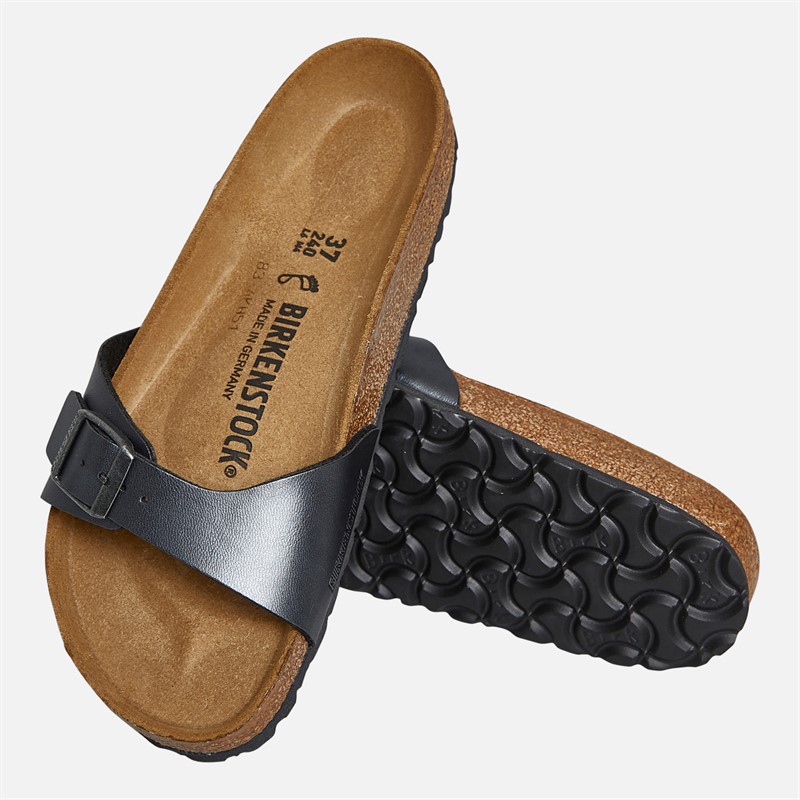 Birkenstock Womens Madrid Sandals Metallic Black