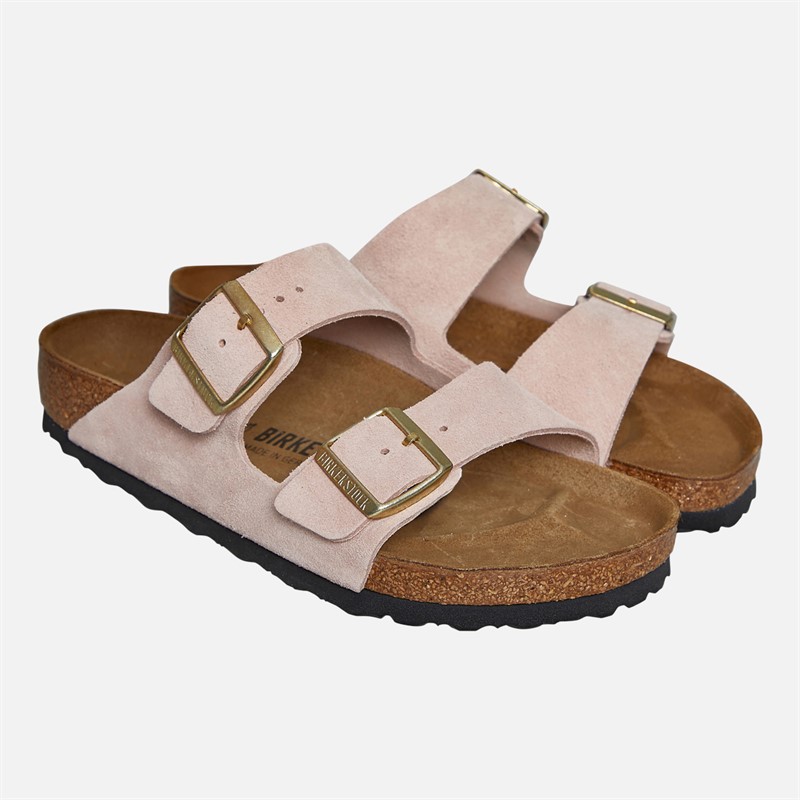 Birkenstock Womens Arizona Dual Strap Sandals Light Rose