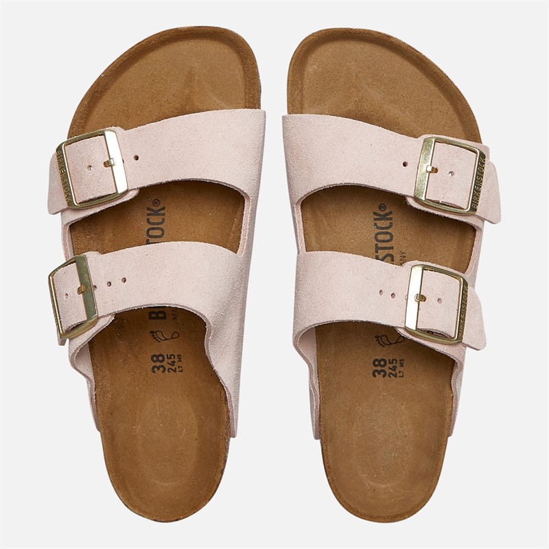 Birkenstock Womens Arizona Dual Strap Sandals Light Rose