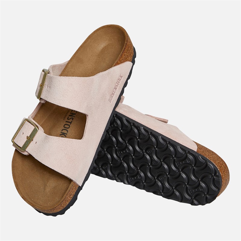 Birkenstock Womens Arizona Dual Strap Sandals Light Rose