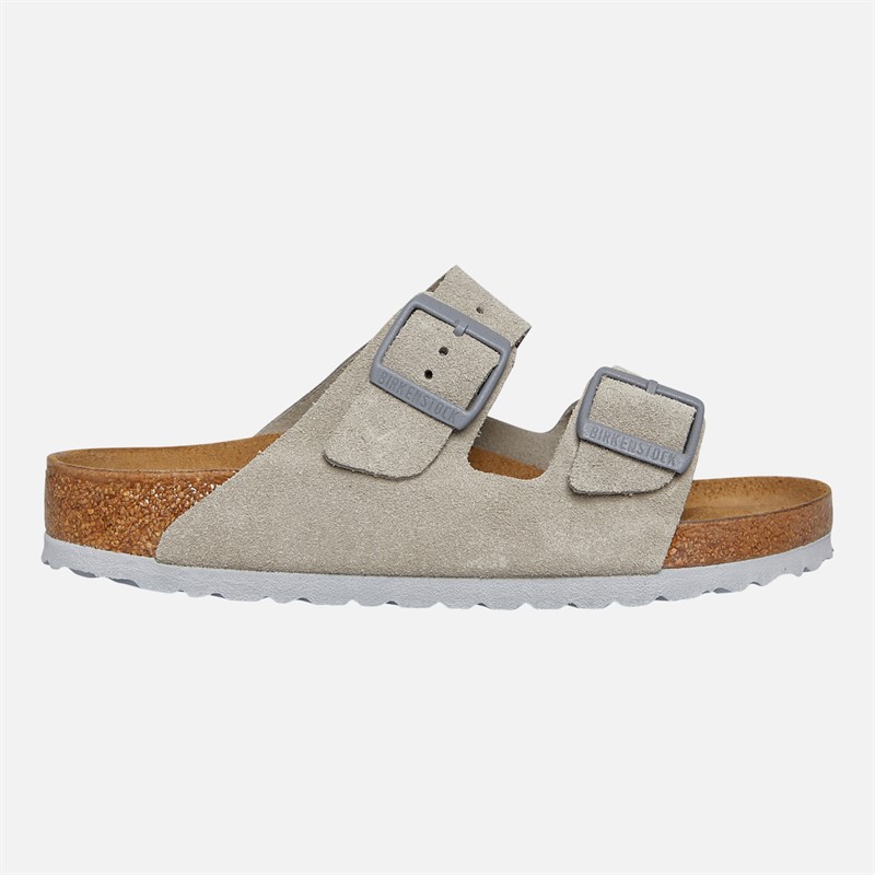 Birkenstock Womens Arizona Dual Strap Sandals Stone Coin