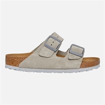 Birkenstock Womens Arizona Dual Strap Sandals Stone Coin