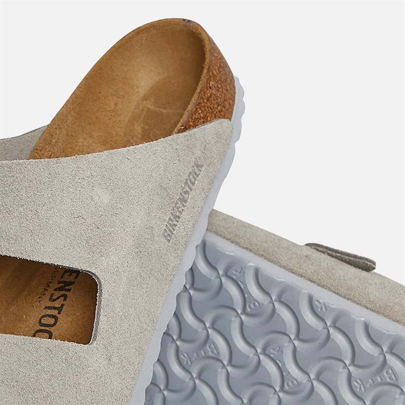 Birkenstock Womens Arizona Dual Strap Sandals Stone Coin