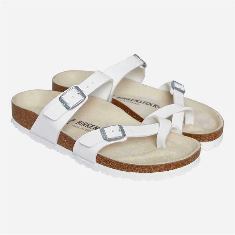 Birkenstock Womens Mayari Dual Strap Sandals White