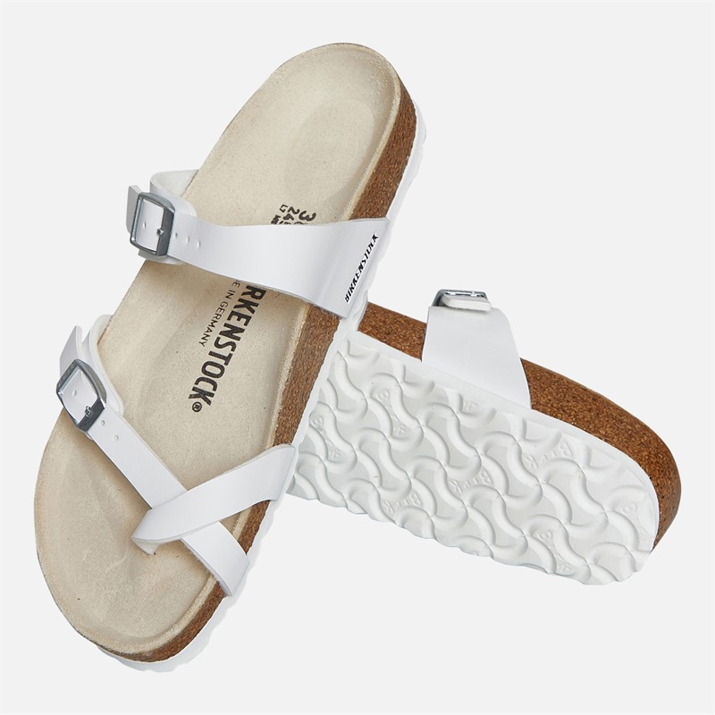 Birkenstock Womens Mayari Dual Strap Sandals White