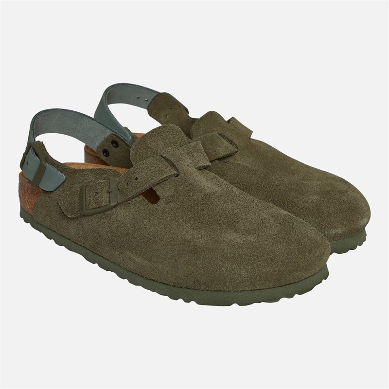 Birkenstock Womens Tokio Ankle Strap Clogs Thyme