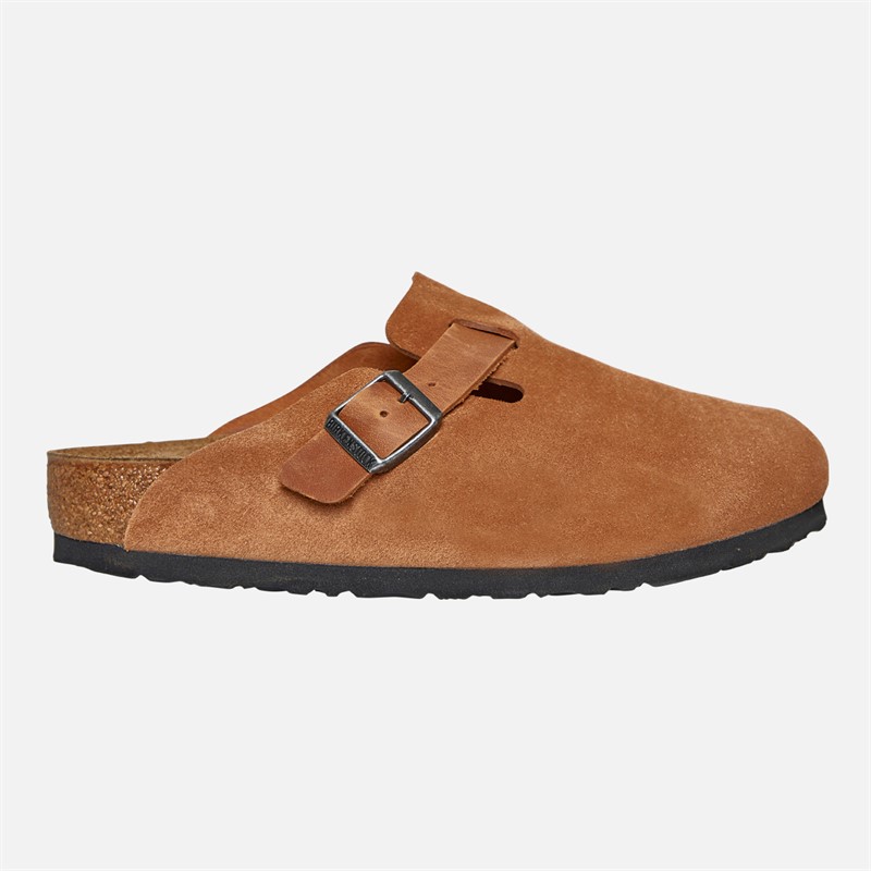 Birkenstock Boston Clogs Cognac