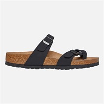 Birkenstock Womens Mayari Dual Strap Sandals Earthy Vegan Black