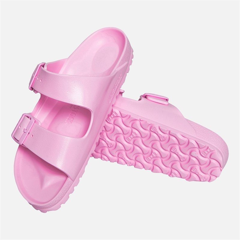 Birkenstock Womens Arizona Dual Strap Sandals Fondant Pink