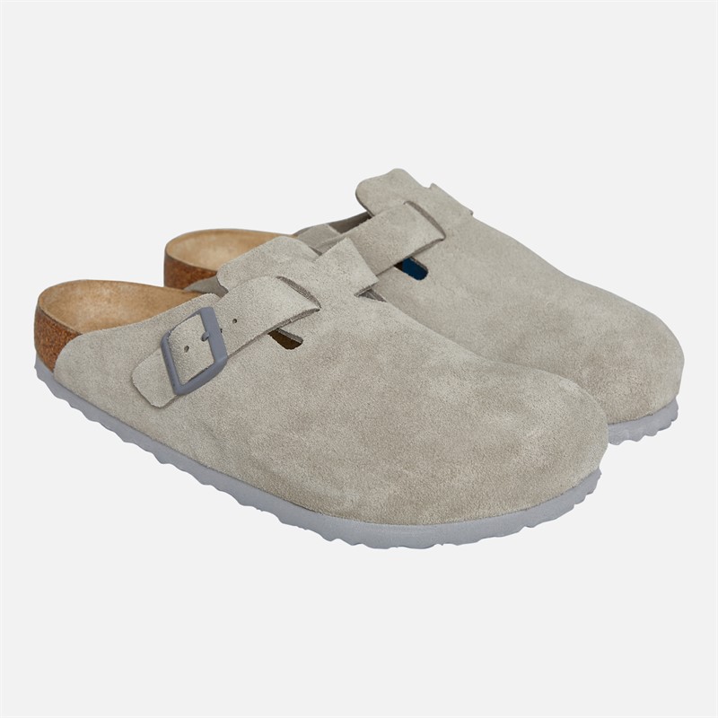 Birkenstock Mens Boston Clogs Stone Coin