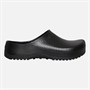Birkenstock Super Birki PU Fur Lined Clogs Black