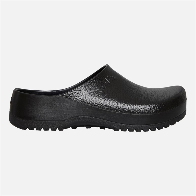 Birkenstock Super Birki PU Fur Lined Clogs Black