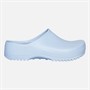 Birkenstock Womens Super Birki PU Clogs Dusty Blue
