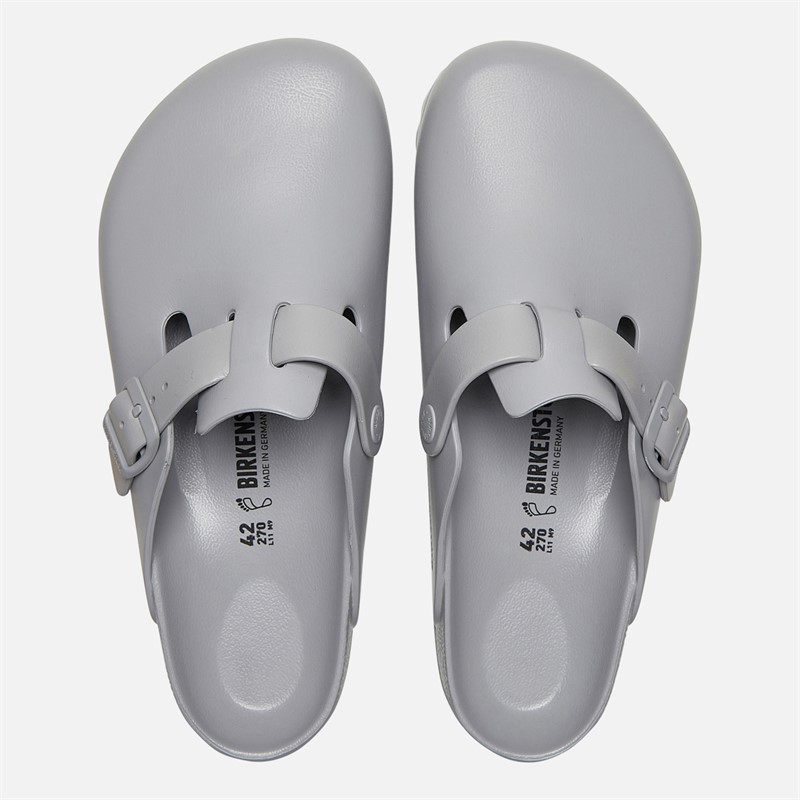 Birkenstock Mens Boston Clogs Stone Coin