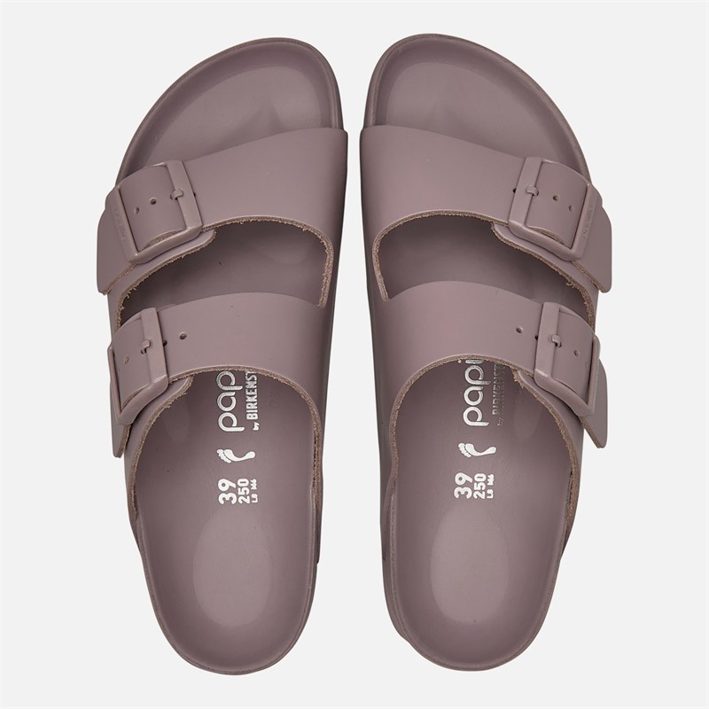 Birkenstock Damen Arizona Flex Plateau Doppelte Schnalle Sandalen Faded Purple