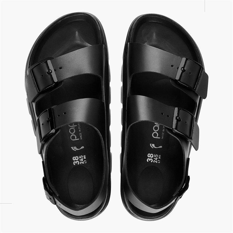 Birkenstock Dames Milano Chunky Sandalen Zwart