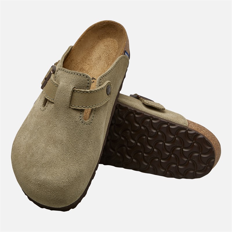 Birkenstock Boston Klompen Faded Khaki