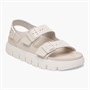 Birkenstock Dames Milano Dubbele Gesp Chunky Sandalen Eggshell
