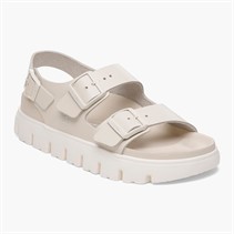 Birkenstock Dames Milano Dubbele Gesp Chunky Sandalen Eggshell