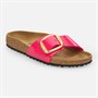 Birkenstock Dames Madrid Grote Gesp Slippers Fuchsia Fusion