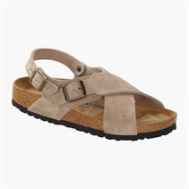 Birkenstock Dames Tulum Kruisband Sandalen Taupe