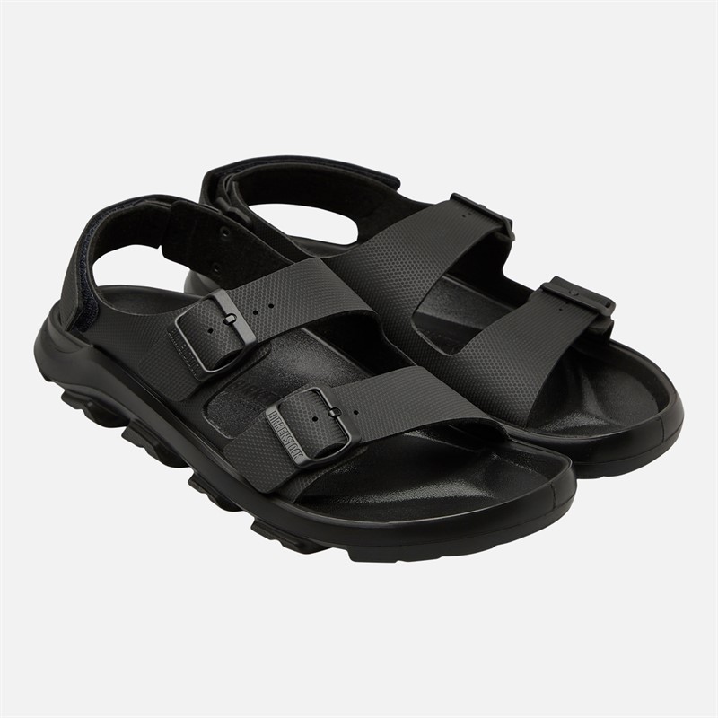 Birkenstock Mogami Terra Doppelte Schnallen Sandalen Schwarz