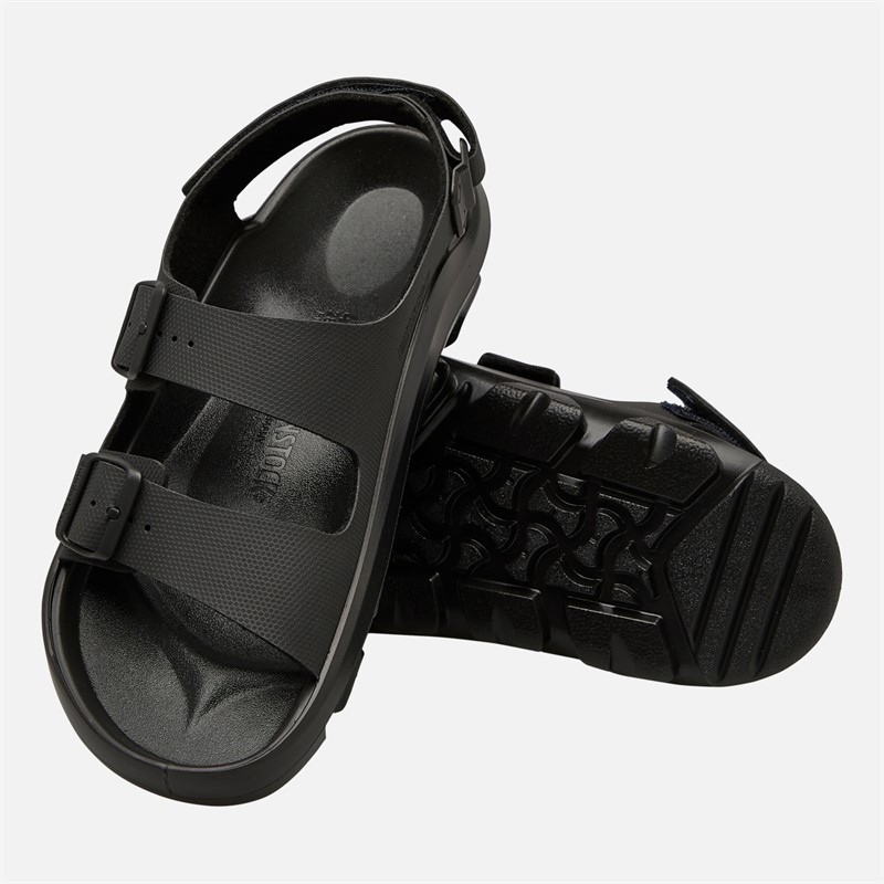 Birkenstock Mogami Terra Doppelte Schnallen Sandalen Schwarz