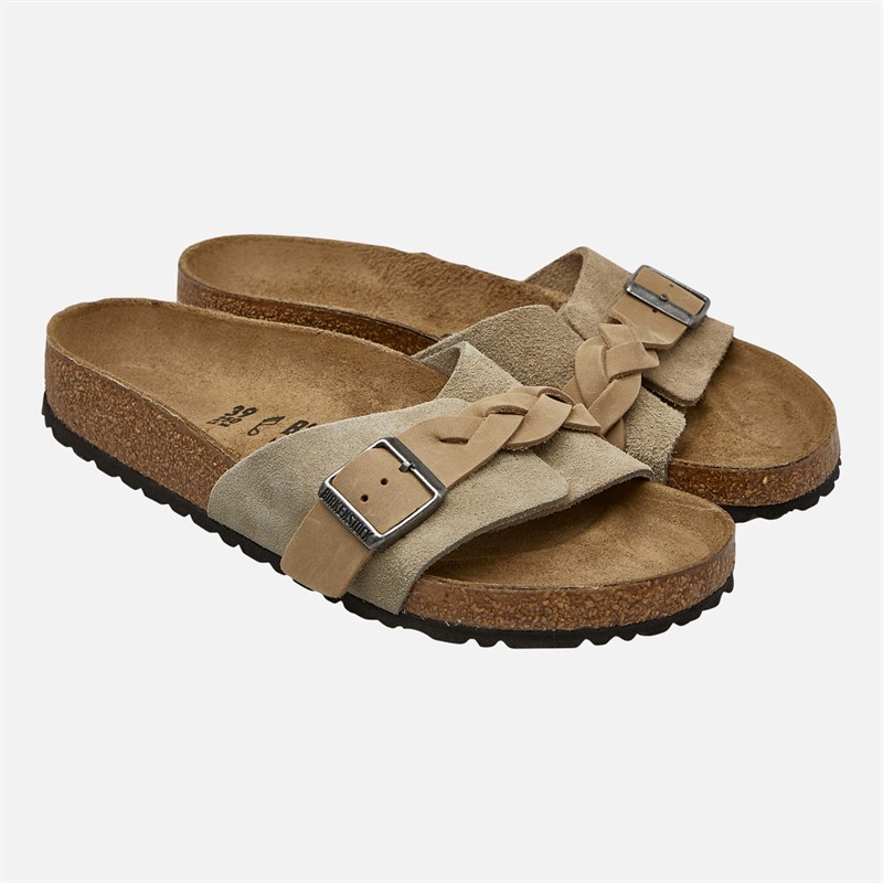 Birkenstock Damen Oita geflochtene Riemen Sandalen Taupe