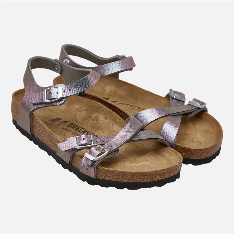 Birkenstock Junior Piger Kumba Ankelrem Sandaler Iridescent Viola