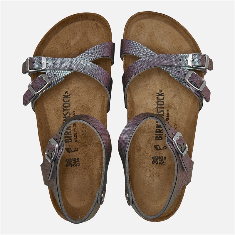 Birkenstock Junior Piger Kumba Ankelrem Sandaler Iridescent Viola