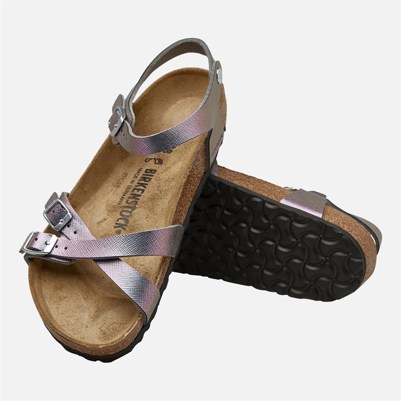 Birkenstock Junior Piger Kumba Ankelrem Sandaler Iridescent Viola