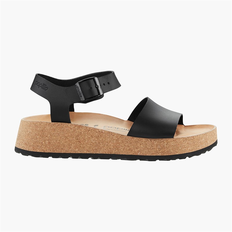Birkenstock Dame Glenda Ankelrem Sandaler Sort