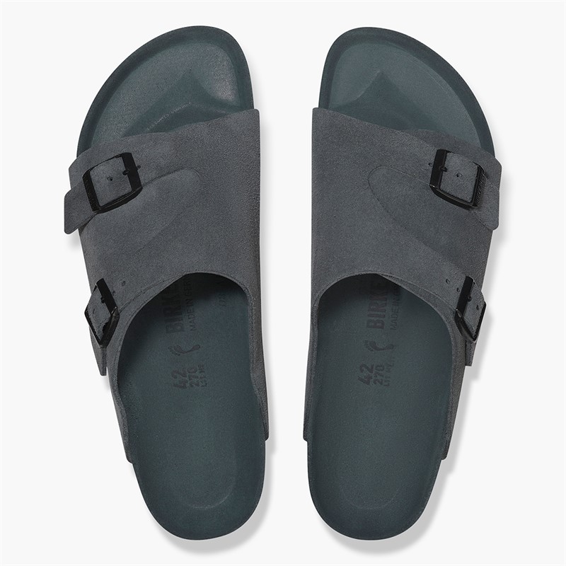Birkenstock Sandales Homme Zürich Allover Charcoal