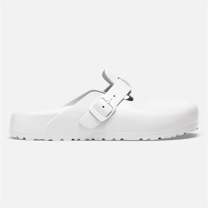 Birkenstock Sabots Étroits Boston EVA Femme Blanc