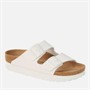 Birkenstock Sandales Arizona Femme à coupe étroite et double bride Blanc
