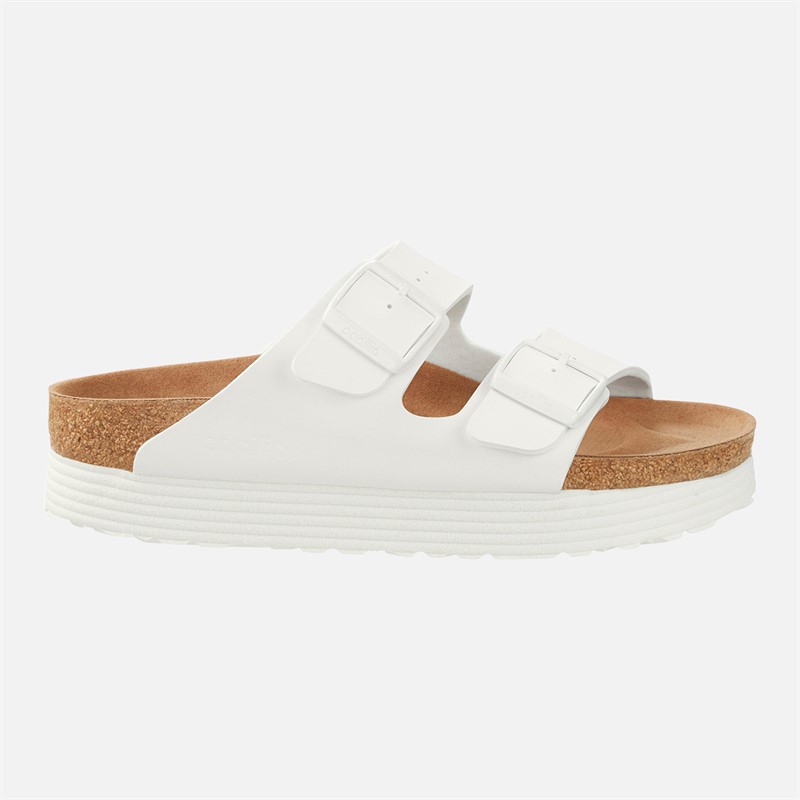 Birkenstock Sandales Arizona Femme à coupe étroite et double bride Blanc