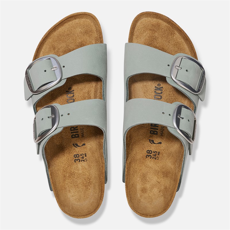 Birkenstock Dame Arizona Big Buckle Dual Strap Sandaler Pure Sage