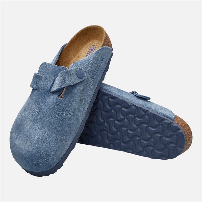 Birkenstock Sabots Boston Femme Elemental Blue