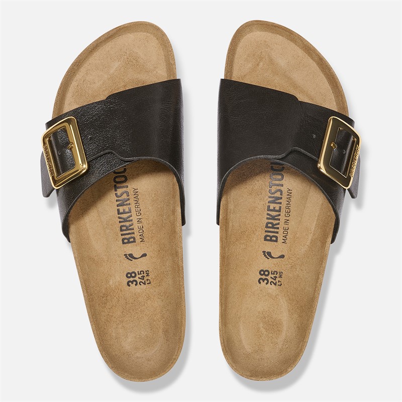 Birkenstock Dame Catalina Smal Pasvorm Gesp Sandalen Graceful Licorice