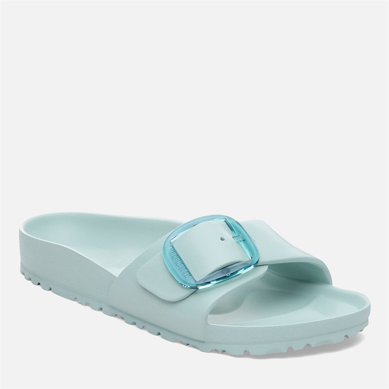 Birkenstock Womens Madrid Big Buckle EVA Sandals Surf Green