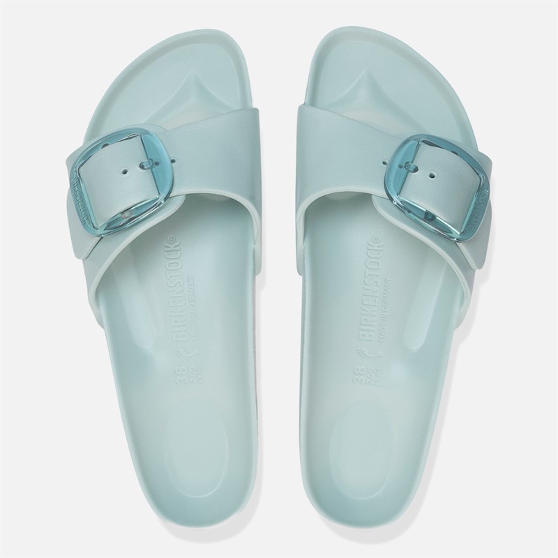 Birkenstock Womens Madrid Big Buckle EVA Sandals Surf Green